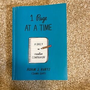 1 Page At A Time – Creative Journal by Adam J. Kurtz